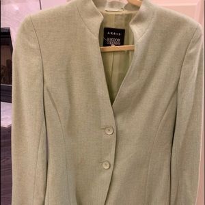 Akris Light Green Cashmere Jacket 4